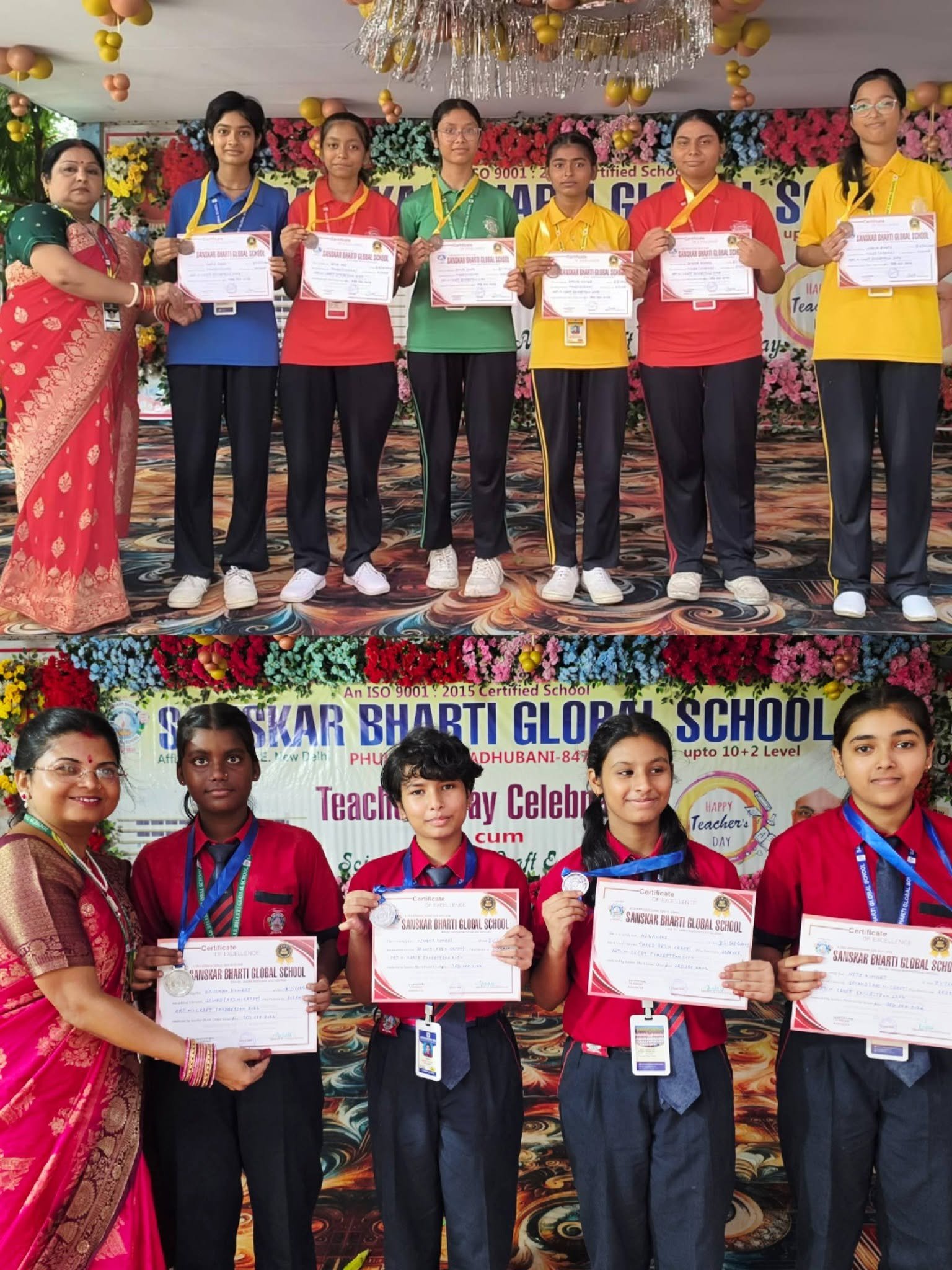 Sanskar Bharti Global School Celebrate Teacher's Day on September 5th every year to honor Dr. Sarvepalli Radhakrishnan's birth Anniversary.