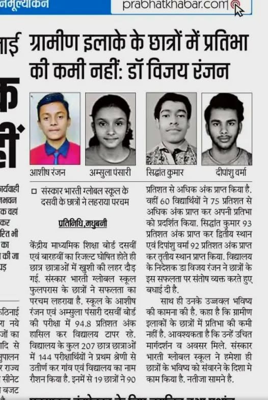 SBGS RESULT